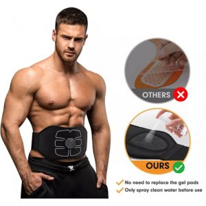 EMS Abdominal Toning Belt | Electric Muscle Stimulator Slimming Belt | Fitness Trainer for Men & Women
